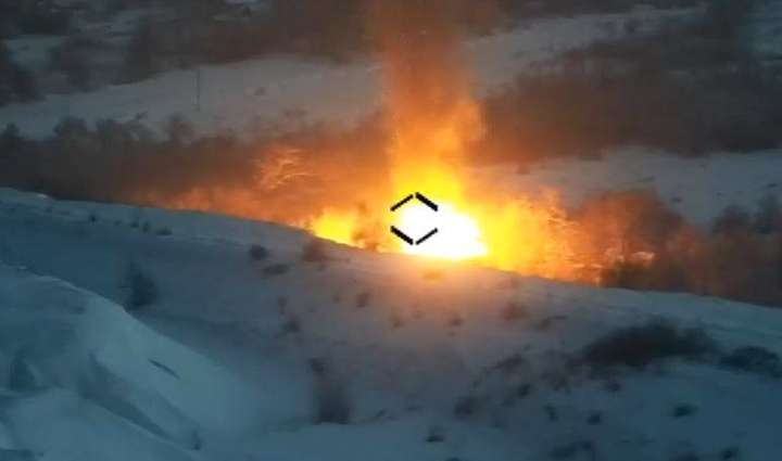 Українські бійці на Донбасі знищили бронетранспортер бойовиків: фото