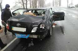 На Чернігівщині зіткнулись два автомобіля: семеро постраждалих