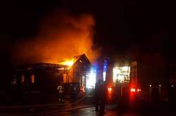 У Рівному потужна пожежа охопила ресторан