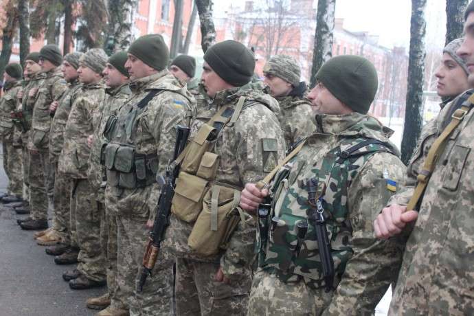 У Вінниці зустріли бійців, які несли службу на Донбасі
