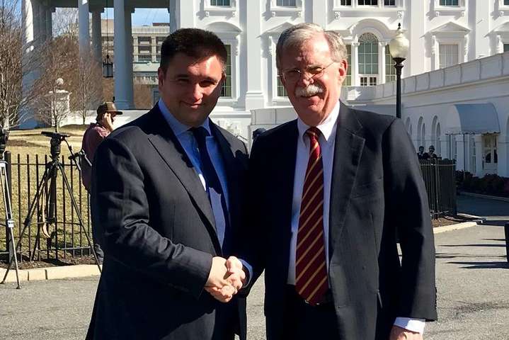 Клімкін зустрівся у Вашингтоні з радником президента США з нацбезпеки