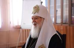 Філарет відвідав Академію політичних наук, де зустрівся з Кучмою