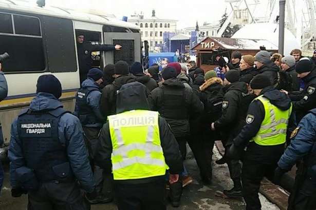 Вбивство Гандзюк: під час акції у Києві поліція затримала активістів