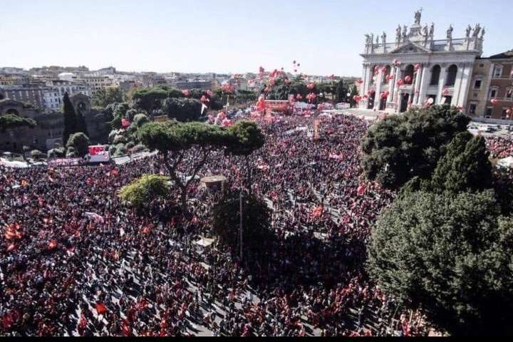 У Римі пройшла найбільша за останні чотири роки акція протесту