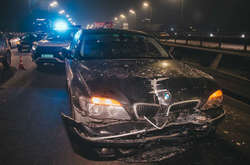  BMW чиновника Голосіївської РДА Юрія Ткаченка на великій швидкості влетів у Skoda 