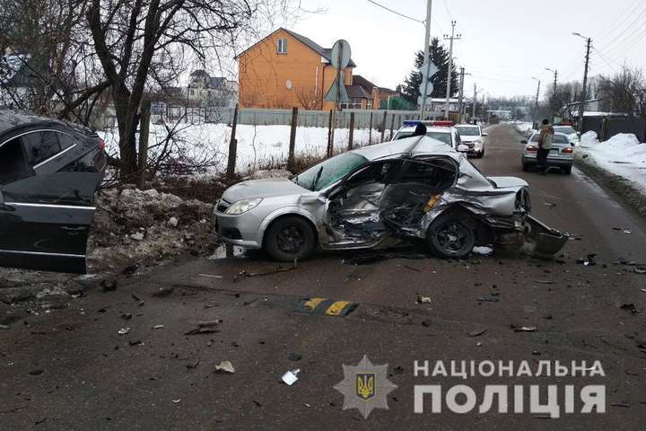 На Киевщине водитель при попытке скрыться от полиции совершил смертельное ДТП