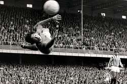 Ґордон Бенкс мав надзвичайну реакцію