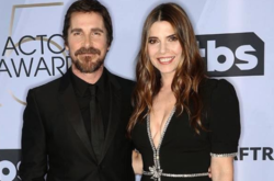 Кристиан Бейл с женой Сандрой Блажич