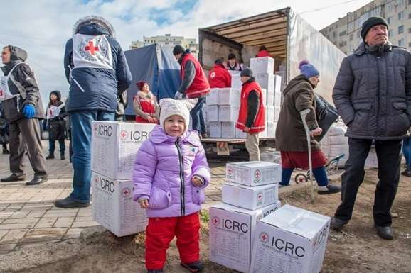 Красный Крест направил на оккупированный Донбасс 232 тонны гуманитарной помощи
