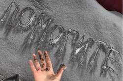 На російському Кузбасі випав чорний сніг