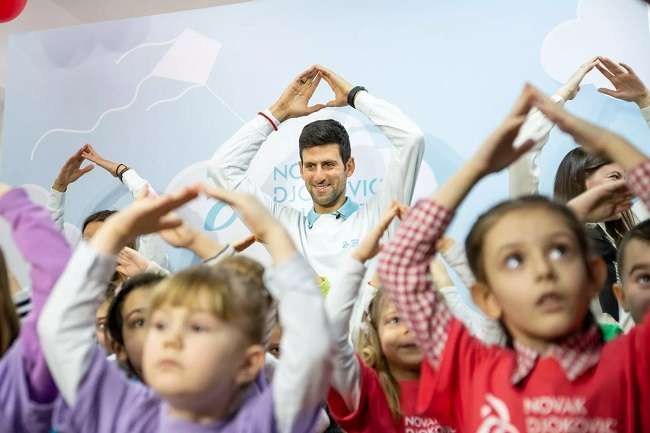 Перша ракетка світу Джокович разом з дружиною відкрив дитячий садок в Сербії