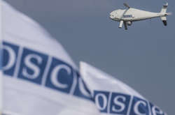 Дрони ОБСЄ зафіксували у районі Софіївки та Хрустального ворожі гаубиці і «Гради»