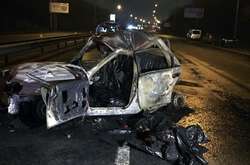 Внаслідок зіткнення Daewoo загорівся із пасажиркою всередині