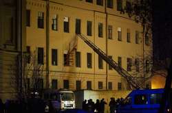 Момент обвалу російського університету потрапив на відео