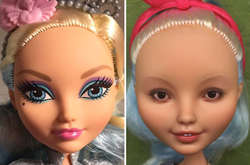 Украинская художница мастерски перерисовывает черты лица кукол Барби и Monster High