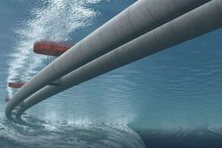 В Норвегии построят первый в мире подводный плавучий тоннель