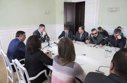 Зустріч мера Києва Віталія Кличка з родинами Героїв Небесної сотні