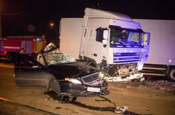  Удар був такої сили, що кабіну вантажівки розвернуло повністю 