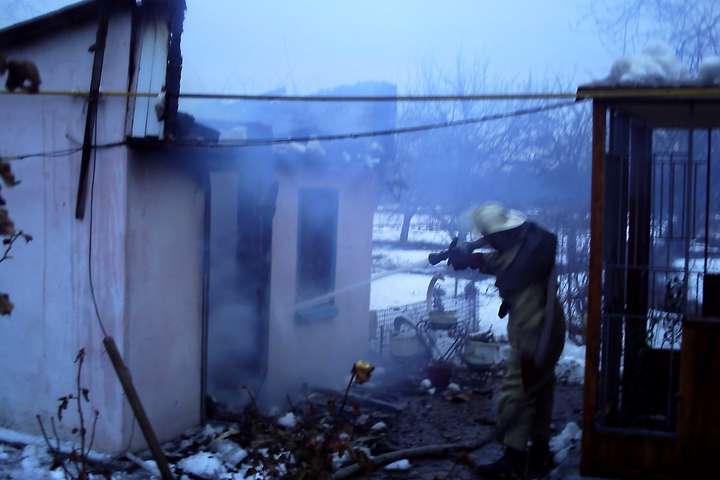 У власному будинку на Київщині згорів чоловік