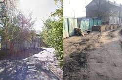 Будівельники знищили мальовничу вулицю Кудрявську у столиці. Шокуючі фото