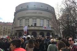 У Хорватії сотні журналістів протестували проти цензури у ЗМІ