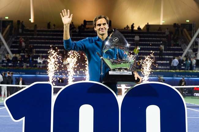 Федерер завоював 100-й титул в кар'єрі, вигравши на турнірі в Дубаї