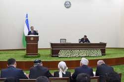  Президент Шавкат Мирзияев в Намангане, 1 марта 2019 года 