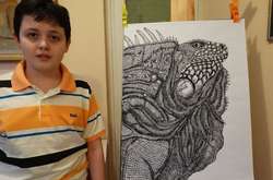 Мальчик из Сербии гениально рисует животных