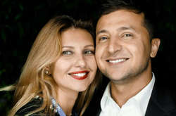  Володимир та Олена Зеленські 