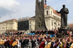 У Львові відбулось наймасовіше виконання «Заповіту» Шевченка