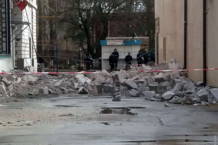 В Одесі завалилася частина стіни новобудови