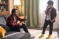 Сергей Притула с сыном