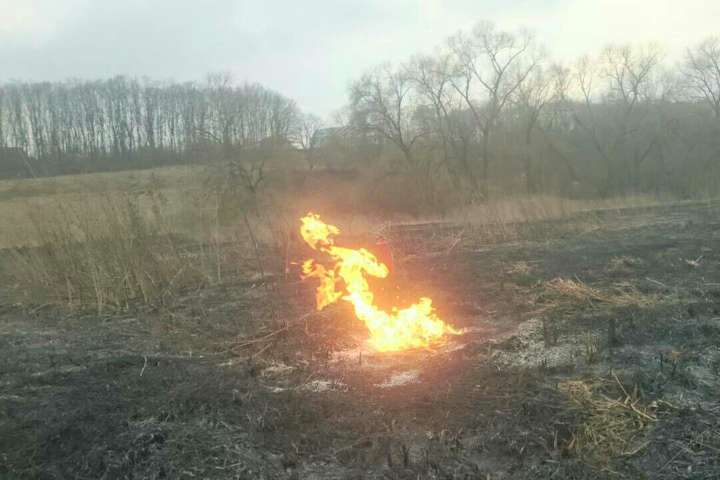 Біля Тернополя загорівся газопровід