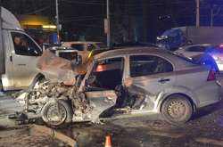 ДТП на перетині вулиць Олени Теліги та Дорогожицької