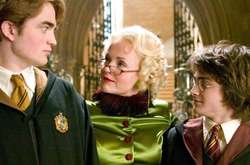 Миранда Ричардсон и герои «Гарри Поттера»
