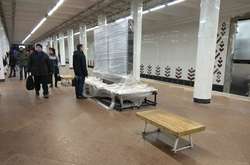  На станції метро «Святошин» триває ремонт з лютого2018 року 