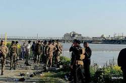 Появилось видео тонущего парома в Ираке