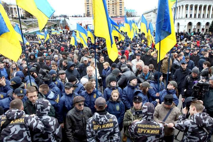 Акція «Нацкорпусу» в Києві пройшла без порушень – поліція 