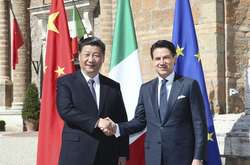 Сі Цзіньпін та Джузеппе Конте