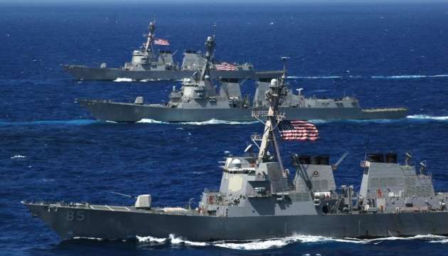 Військові кораблі США знову пройшли через Тайванську протоку
