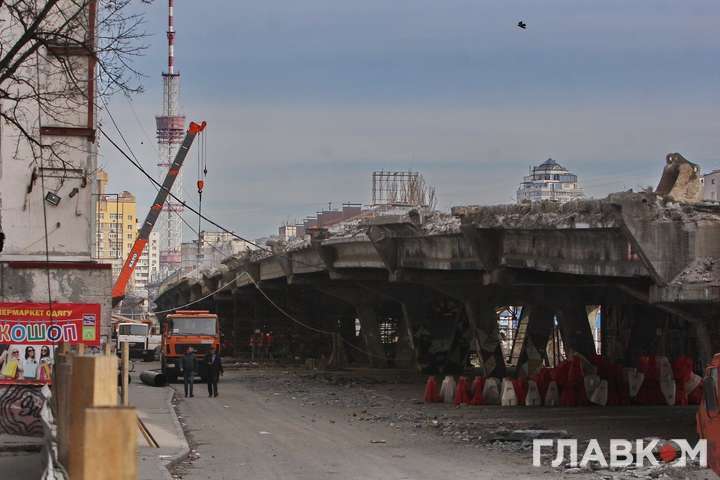 Реконструкція Шулявського мосту. Що зроблено за перший тиждень (фоторепортаж)