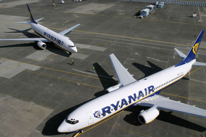 Ryanair запустит рейс Киев-Мадрид почти на месяц раньше