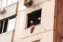 Пожежа у будинку на вул. Автозаводській, 61