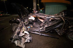 ДТП на Північному мосту у Києві