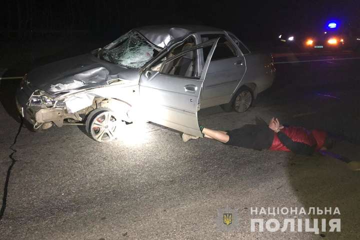 На Харківщині поліція стріляла по колесах для затримання підозрюваного у ДТП