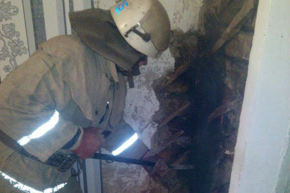 Під час гасіння пожежі на Київщині рятувальники знайшли тіло бабусі