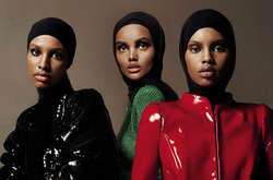 Обложку арабского Vogue впервые украсили три темнокожие модели в хиджабе