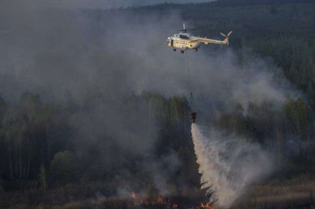 Масштабну пожежу у Чорнобильській зоні ліквідовано: з вогнем боролися 17 годин