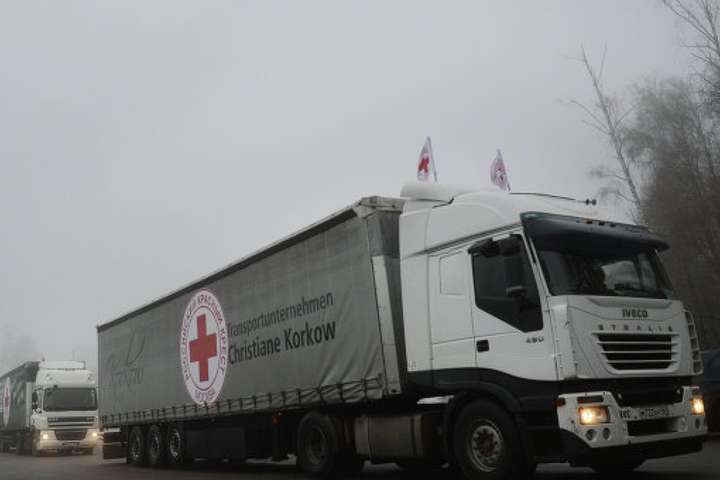 Красный крест отправил на оккупированный Донбасс 160 тонн гуманитарной помощи