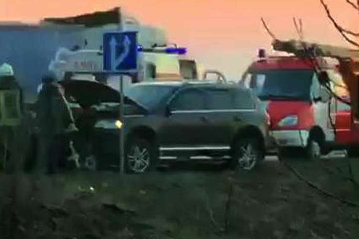 Смертельна ДТП на Київщині: Volkswagen лоб в лоб протаранив ВАЗ (відео)